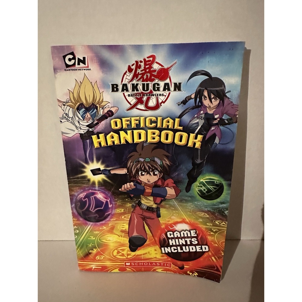 Bakugan Official Handbook Scholastic Books 2009 Excellent Used Condition